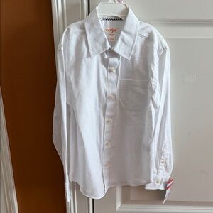 Cat & Jack Classic White Button Down Shirt